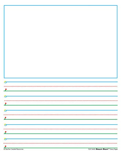 Teacher Created Resources 76543 Smart Start 42737 Story Paper: 360 sheets