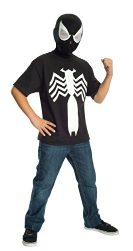 Rubie's Ultimate Black Spider-man / Venom T-shirt and Mask, Child Medium - Child Medium One Color