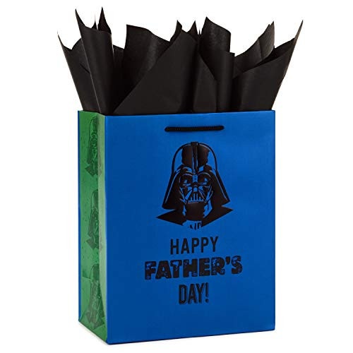Hallmark Star Wars Medium Father's Day Gift Bag with Tissue Paper (Darth Vader) Hallmark Star Wars Medium Father's Day Gift Bag with Tissue Paper (Darth Vader)