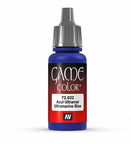 Vallejo Game Color Ultramarine Blue Paint, 17ml Vallejo Game Color Ultramarine Blue Paint, 17ml