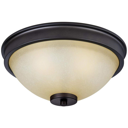 Westinghouse 6341400 Karah Three-Light Indoor Flush Ceiling Fixture, Oil Rubbed Bronze Finish with Aged Amber Scavo Glass Westinghouse 6341400 Karah Three-Light Indoor Flush Ceiling Fixture, Oil Rubbed Bronze Finish with Aged Amber Scavo Glass