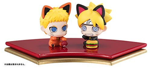 Megahouse Boruto: Naruto Next Generations: Boruto Oyako Maneki-Neko Petit Chaa 2 Pack Mini Figure Set