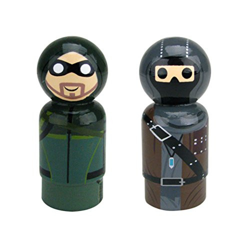 Bif Bang Pow! DC Comics Live Action TV Arrow Set of 2 Pin Mate Wooden Figure
