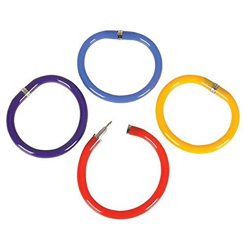 Rhode Island Novelty Bendable Pen Bracelets | Assorted Colors | Set of 12