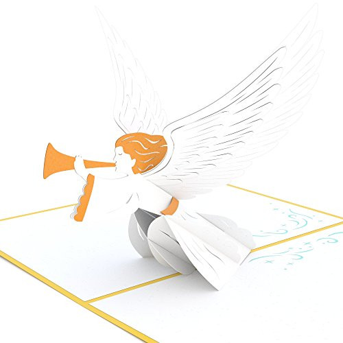 Lovepop Angel Pop Up Christmas Card, 3D Card, Greeting Card, Holiday Card