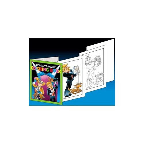 Loftus International Comedy & Magic Coloring Book - Easy Magic Trick Novelty Item