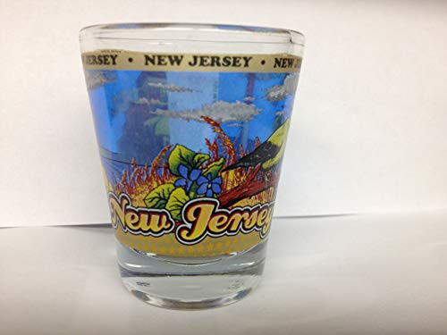 New Jersey State Wraparound Shot Glass