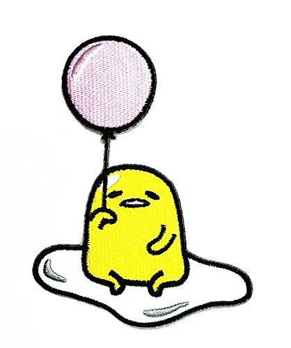 Nipitshop Patches Lazy Eggs with Balloons Embroidered Patch Cartoon Kid Patch for Clothes Backpacks T-Shirt Jeans Skirt Vests Scarf Hat Bag