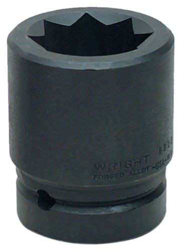 Wright Tool 8807 7/8-Inch with 1-Inch Drive 8 Point Double Square Impact Railroad Sockets