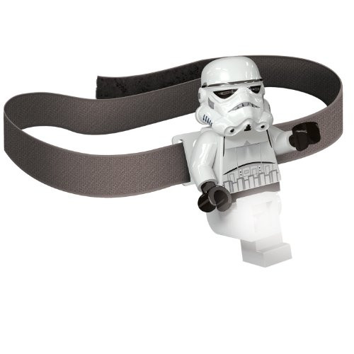LEGO Star Wars Stormtrooper Head Lamp - LED Head Lamp w/ Elastic Headband