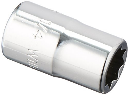 Williams M-808  1/4 Drive Shallow Socket, 8- Point, 1/4-Inch