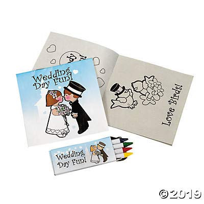 Fun Express FX IN-12/3790 Individually Packaged Children's Wedding Activity Sets (Pack of 12)