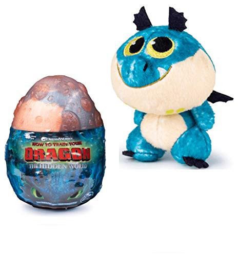 How to Train Your Dragon The Hidden World 3 Gronckle Blue Plush in Egg