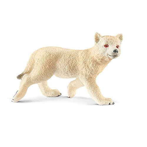 Schleich Arctic Wolf Cub Toy Figurine