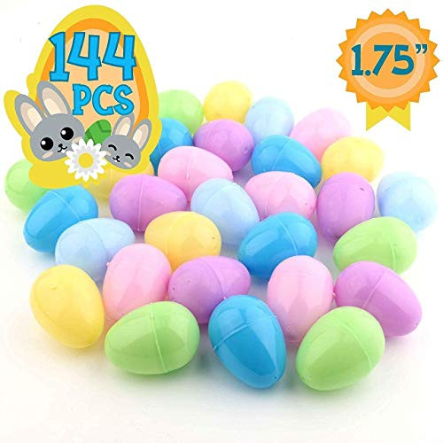 Totem World 144 Fillable Plastic Easter Egg Hunt Party Supply Pack - 1.75" Assorted Pastel Color Plastic Eggs Totem World 144 Fillable Plastic Easter Egg Hunt Party Supply Pack - 1.75" Assorted Pastel Color Plastic Eggs