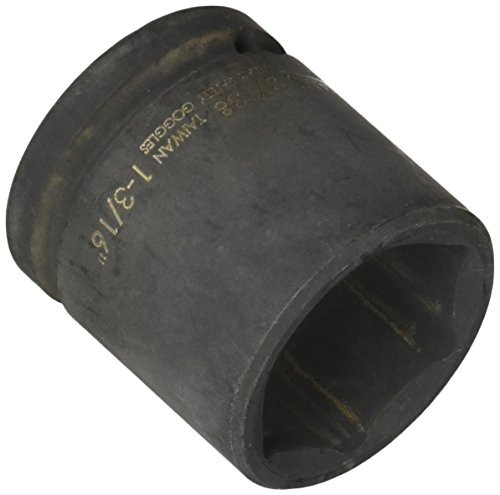 Williams 37138 1/2-Inch Drive Shallow Impact Socket, 6 Point, 1-3/16-Inch