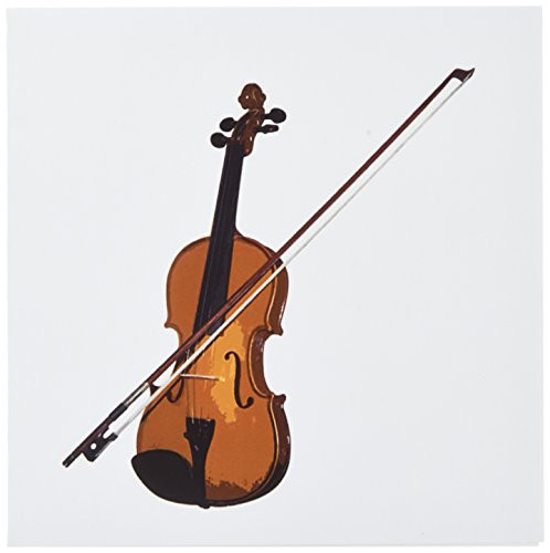 3dRose Violin - Greeting Cards, 6 x 6 inches, set of 6 (gc_1269_1)