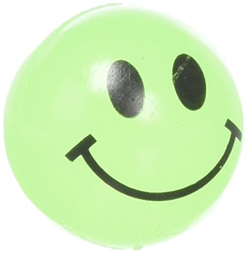 Rhode Island Novelty Glow in The Dark Smile Face Balls (144 pc)