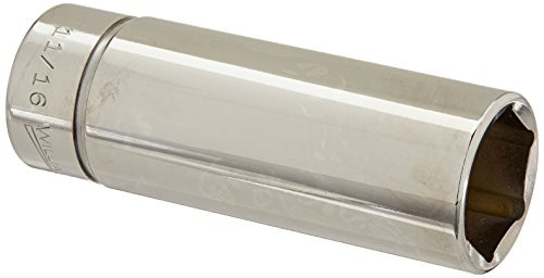Williams BD-622  3/8 Drive Deep Socket, 6 Point, 11/16-Inch