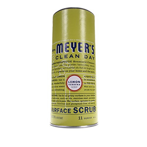 Mrs. Meyers Clean Day Surface Scrub, Lemon Verbena Scent, 11 ounce bottle