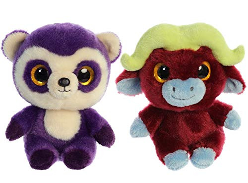 Aurora YooHoo & Friends Plush Bundle - 5" Stompee & 5" Ricky