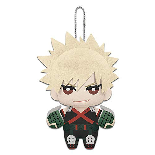Little Buddy 1696 My Hero Academia 6" Katsuki Bakugo Plush Dangler, Multicolor