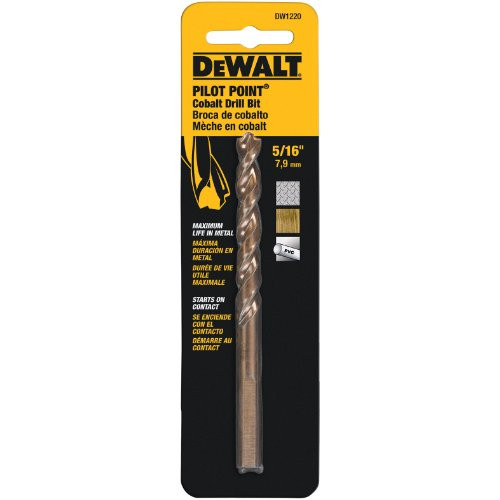 DEWALT DW1220 5/16-Inch Cobalt Split Point Twist Drill Bit