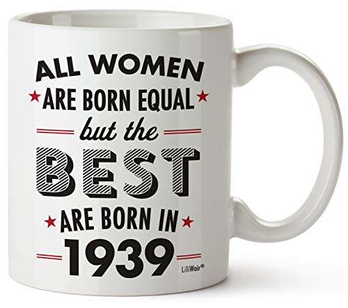 80th Birthday Gifts For Women Eighty Years Old Gift Mugs Happy Funny 80 Womens Womans Wifes Female Best Friend 1939 Mug Unique Ideas 39 Woman Wife Gag Dad Cute Girls Good Husband