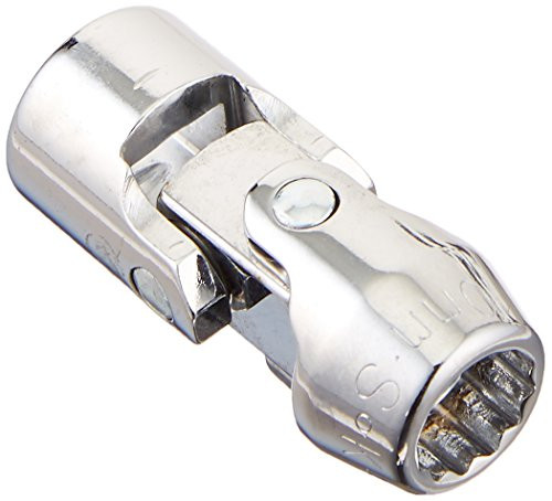SK Hand Tool 40560 12 Point 10mm Drive Flex Socket, 3/8-Inch, Chrome
