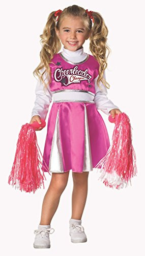 Rubie's Let' s Pretend Child's Cheerleader Champion Costume, Large Pink/White