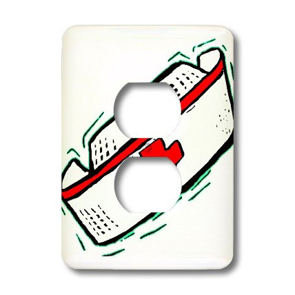 3dRose LLC lsp_11114_6 Nurses Cap 2 Plug Outlet Cover