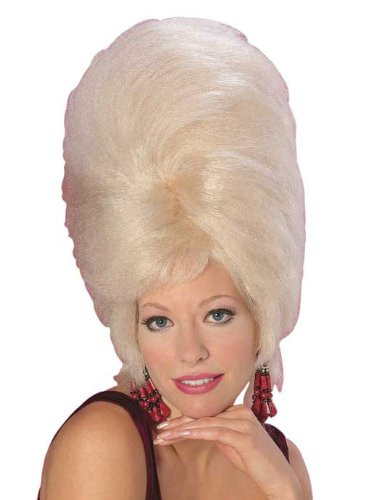 Rubie's Large Blond Beehive, Yellow, One Size