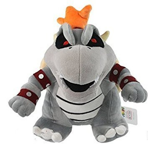 Super Mario Plush 10" Gray King Bowser Koopa Doll Stuffed Animals Figure Soft Anime Collection Toy Dark Limited Edition Super Mario Plush 10" Gray King Bowser Koopa Doll Stuffed Animals Figure Soft Anime Collection Toy Dark Limited Edition