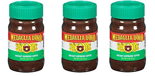 Medaglia D'Oro Instant Espresso Coffee, 2-Ounce Jars (Pack of 3)