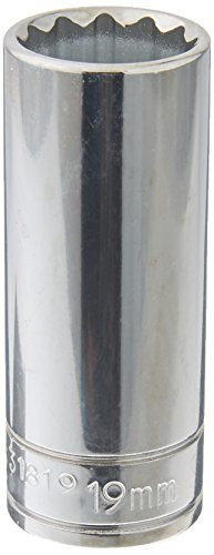 Williams 31819 19mm Deep 12 Point Socket with 3/8-Inch Drive