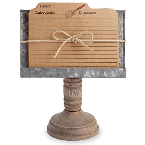 Mud Pie recipe stand and Card Set