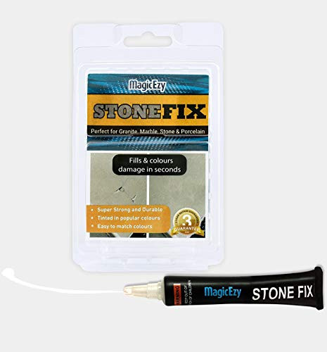 MagicEzy Stone Fix (Clear Adhesive Sealant) Repair Granite and Marble