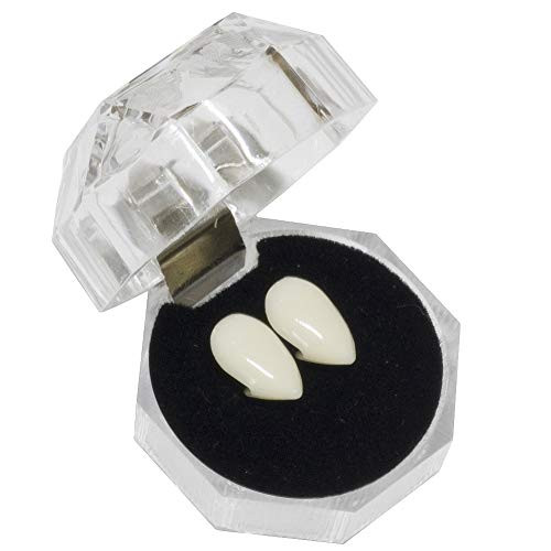 Secaden Cosplay 13mm Vampire Teeth Dentures Halloween Party Props Fangs Secaden Cosplay 13mm Vampire Teeth Dentures Halloween Party Props Fangs
