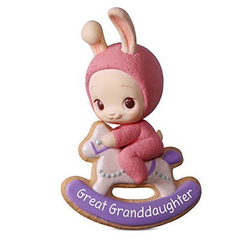 Hallmark Keepsake Christmas Ornament 2018 Year Dated, Great Granddaughter Bunny