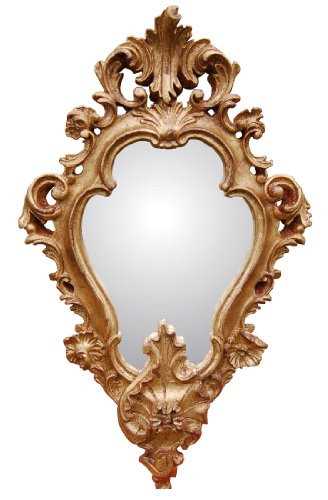 Hickory Manor House Regence Mirror, Gold Leaf