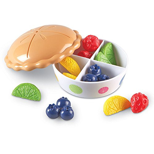Learning Resources Color Fun Fruit Pie, 13 Pieces