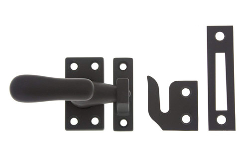 idh by St. Simons 21014-10B Professional Grade Quality Genuine Solid Brass Casement Fastener, Oil-Rubbed Bronze, Large