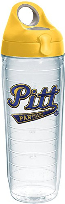 Tervis 1231589 Pittsburgh Panthers College Vault Logo Insulated Tumbler with Emblem and Yellow Lid, 24oz Water Bottle, Clear Tervis 1231589 Pittsburgh Panthers College Vault Logo Insulated Tumbler with Emblem and Yellow Lid, 24oz Water Bottle, Clear