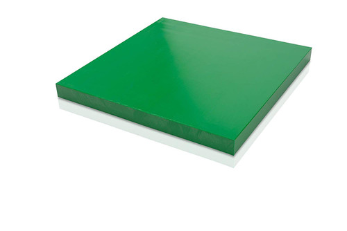 HDPE (High Density Polyethylene) Plastic Sheet 1' x 12' x 12' Green Color
