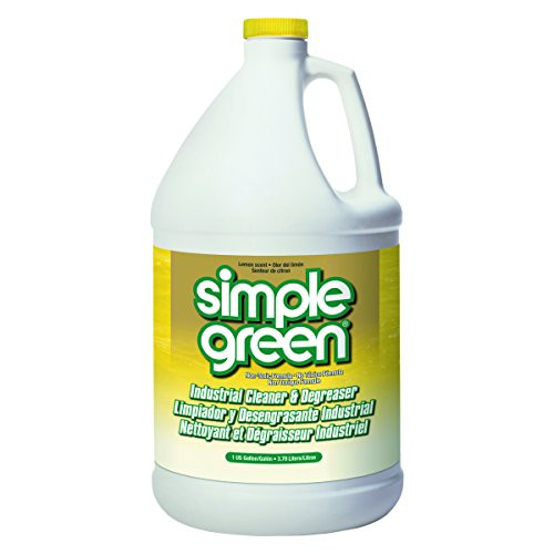 Simple Green 73434010 14010 Industrial Cleaner & Degreaser, Concentrated, Lemon, 1 gal Bottle