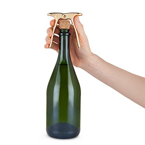 Viski SS-TRU-4877 Belmont Champagne Puller One Size Gold