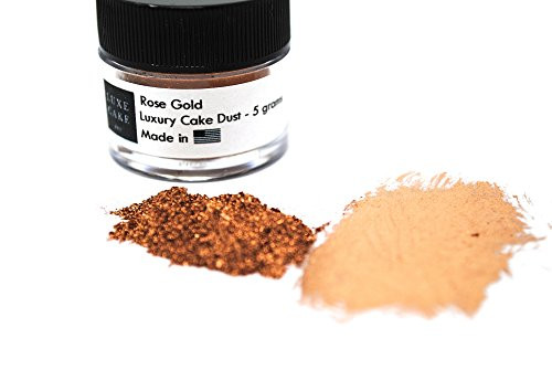 Rose Gold Luxury Cake Dust, 5 grams, USA Made