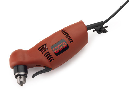 Neiko 10529A 3/8' Close Quarter Power Drill, 55-Degree Angle | Variable Speed (0-1400 RPM) | 120V