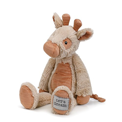 DEMDACO Let's Dream Giraffe Friend Carmel Browns Children's Plush Stuffed Animal Toy