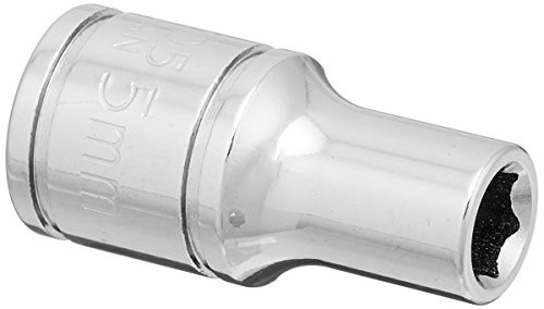 Williams 30505 5mm Shallow 6-Point Socket with 1/4-Inch Drive